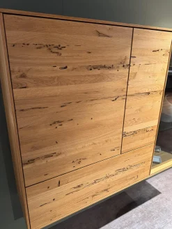 Team 7 Regale|Hängeschrank Eiche Natur Front Venedig Eiche Natur Und Rauchglas Mit Beleuchtung