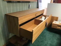 InCasa Kommoden & Sideboards|Hängesideboard Casa Vita Kernbuche Massiv Geölt ohne Spiegel