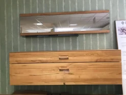 InCasa Kommoden & Sideboards|Hängesideboard Casa Vita Kernbuche Massiv Geölt ohne Spiegel