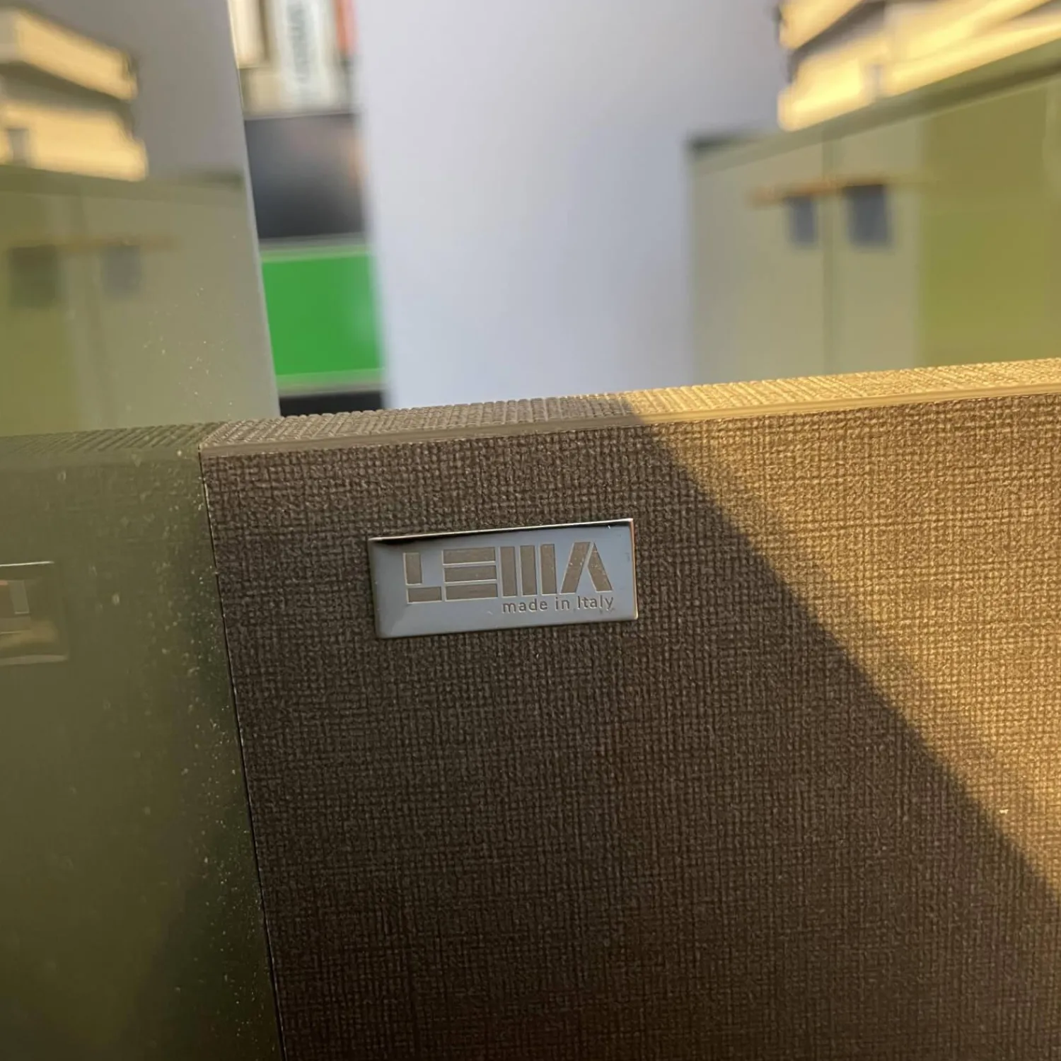 Lema Kommoden & Sideboards|Hängesideboard LT40 Lack Ruta 231 Grün mit Schubkästen und Türen