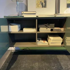 Lema Kommoden & Sideboards|Hängesideboard LT40 Lack Ruta 231 Grün mit Schubkästen und Türen