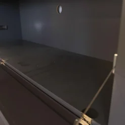 Molteni & C Kommoden & Sideboards|Hängesideboard Pass Korpus Lack Matt Blei Front Und Top Lack Hochglanz Blei