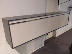 Molteni & C Kommoden & Sideboards|Hängesideboard Pass Word Kieselgrau ANR1148 Matt Lackiert