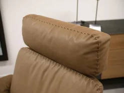 De Sede Relaxsessel|Hochlehnsessel DS-0031-111 Mit Hocker Leder Naturale 53 Noce 4-Sternfuß Schwarz Beschichtet