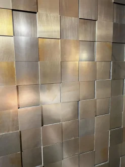 Christine Kröncke Vitrinen & Highboards|Hochschrank Shape 30 Collector Front Dark Beauty Quadrat Messing Brüniert Korpus Eiche Anthrazit Matt Lackiert Mit Beleuchtung