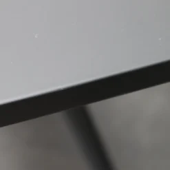 Alias Esstische|Hochtisch Biplane Platte MDF Und Gestell Aluminium Schwarz Lackiert