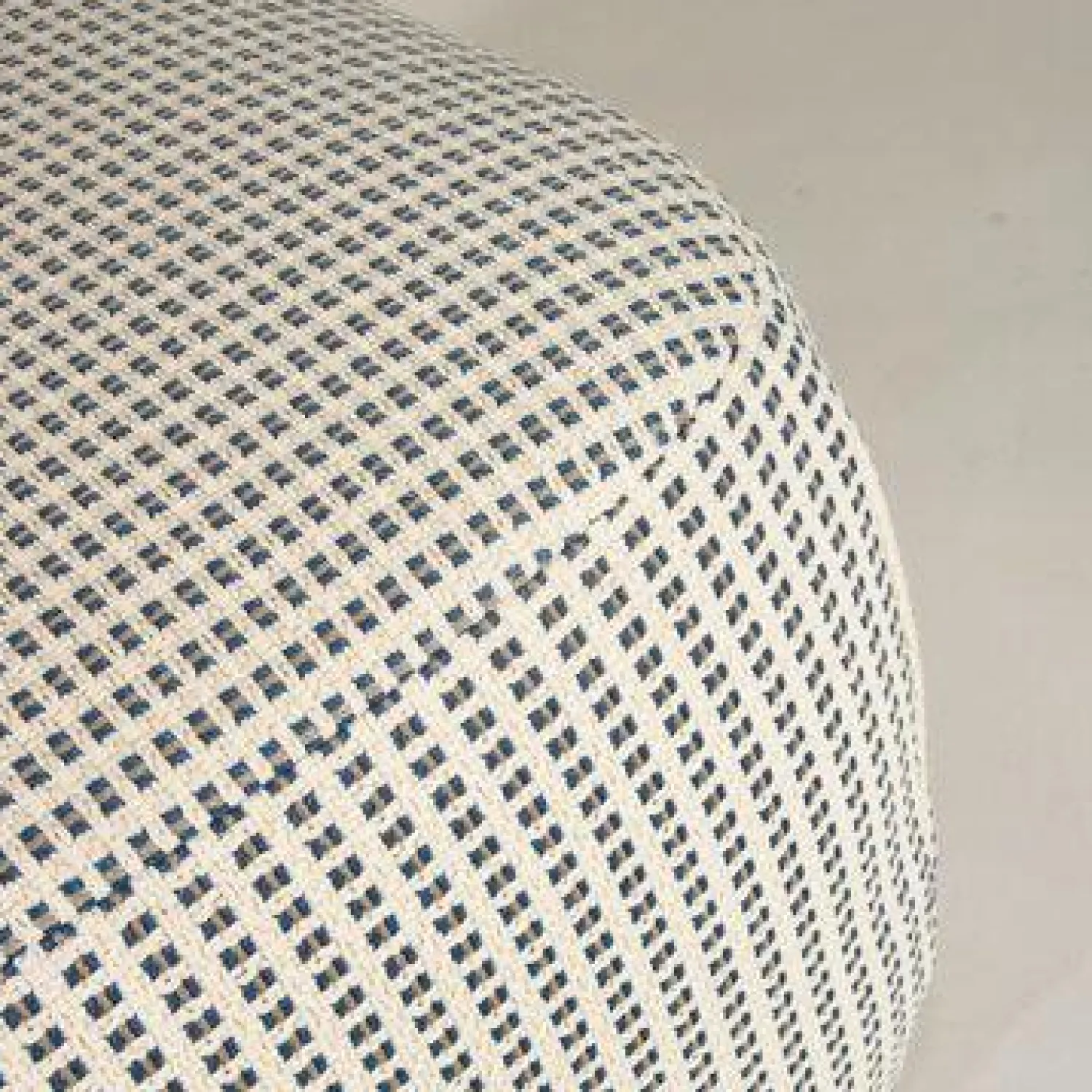 B&B Italia Gartenstühle|Hocker Bay Outdoor Stoff Lamone Weiß Blau Innengestell Stahlrohr