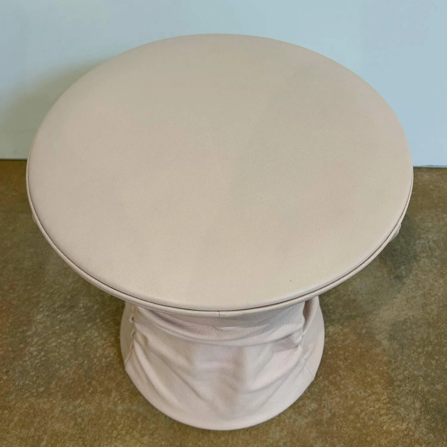 Walter Knoll Hocker & Sitzsäcke|Hocker Bellows 222 H1 Leder Cashmere Wild Rose Rosa Gestell Holzkonstruktion Mit Gasfeder