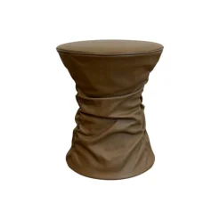 Walter Knoll Hocker & Sitzsäcke|Hocker Bellows 222 H1 Leder Elen Fango Braun Gestell Holzkonstruktion Mit Gasfeder Höhenverstellbar