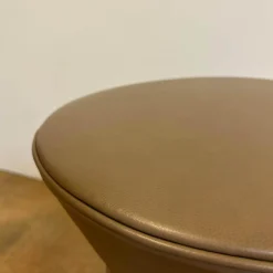 Walter Knoll Hocker & Sitzsäcke|Hocker Bellows 222 H1 Leder Elen Fango Braun Gestell Holzkonstruktion Mit Gasfeder Höhenverstellbar