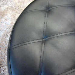 Signet Hocker & Sitzsäcke|Hocker Big Jack Leder Alamo Schwarz