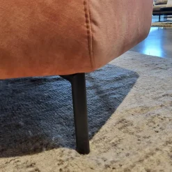 Comfort Republic Hocker & Sitzsäcke|Hocker Franz Stoff Blossom PG IV Rosa Füße Metall Schwarz