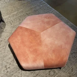 Comfort Republic Hocker & Sitzsäcke|Hocker Franz Stoff Blossom PG IV Rosa Füße Metall Schwarz