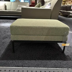 Jori Hocker & Sitzsäcke|Hocker Glove Pure Jr 8950 Stoff Plutone Grün Gestell Massive Buche Schwarz Lackiert