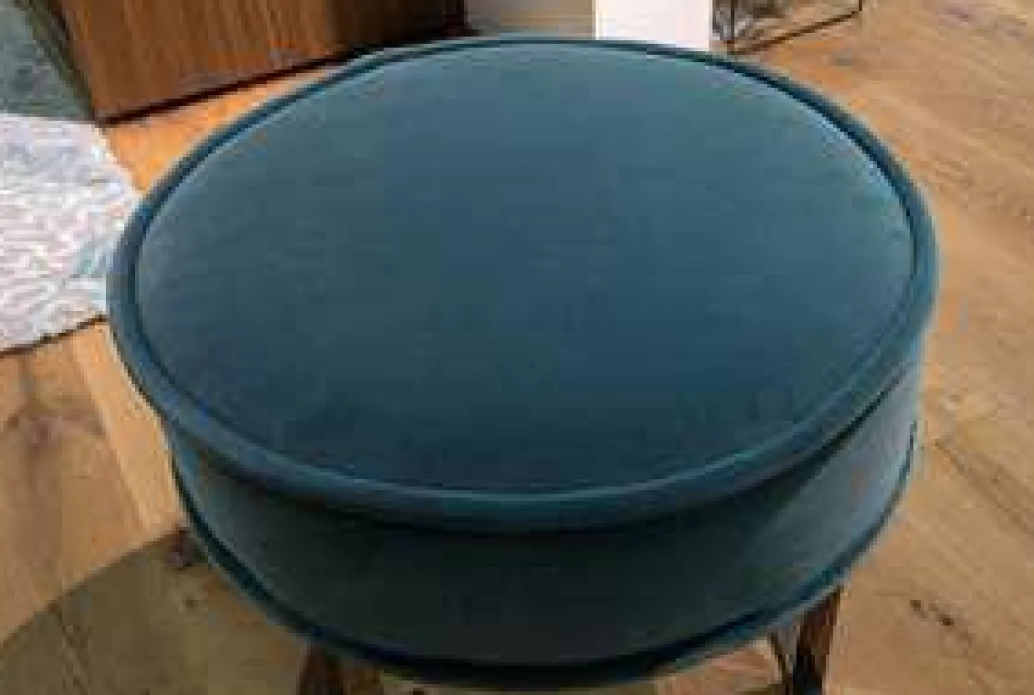 Maxalto Hocker & Sitzsäcke|Hocker Lithos Stoff Türkis mit Keder