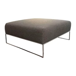 COR Hocker & Sitzsäcke|Hocker Mell Lounge 48200 Stoff 8075 Stahl Metallgestell Verchromt