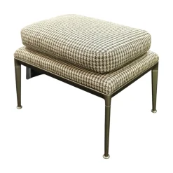 B&B Italia Hocker & Sitzsäcke|Hocker Mirto Stoff Super Scozia Füße Hartzinnfarben Lackiert