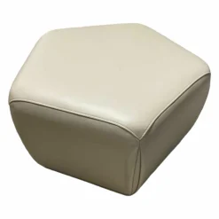 Jori Hocker & Sitzsäcke|Hocker Pentagono Leder Ovo Grau