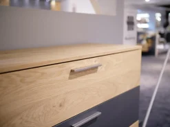 Disselkamp Kommoden & Sideboards|Jumbo-Kommode Montreal Balkeneiche Lack Basalt Grau