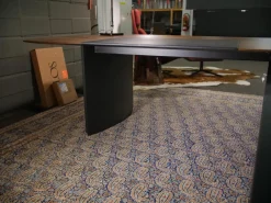 Walter Knoll Schreibtische & Sekretäre|Keypiece Communication Desk Nussbaum Höhenverstellbar Mit Leder Ein- Und Auflagen