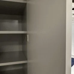 Interlübke Kleiderschränke|Kleiderschrank Collect Mattlack Außen M08 Greige Innen M23 Muschel Grau