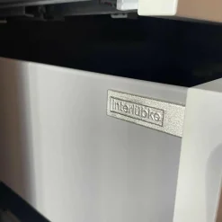 Interlübke Kleiderschränke|Kleiderschrank Offene Ankleide Collect Lack Muschel mit Beleuchtung