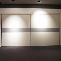 Interlübke Kleiderschränke|Kleiderschrank Schiebetürensystem Sipario Lack Kristallweiß