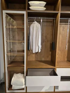 Rietberger Möbelwerke Kleiderschränke|Kleiderschrank Silea Korpus Asteiche Bourbon Furniert Front Und Rahmen Brillantgrau Matt