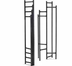 Living Divani Kleiderschränke|Kleiderständer Ceiba Esche Massiv Karbon