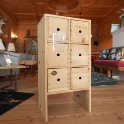 Sprenger Kommoden & Sideboards|Kommode 12-101-9 Zirbelkiefer Voll Massiv Mit 6 Schubladen