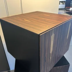Kettnaker Kommoden & Sideboards|Kommode Alea Edelfurnier Zirikote Lack Schwarz Mit Drehfunktion