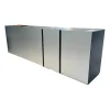 Kettnaker Kommoden & Sideboards|Kommode Alea Fronten Und Abdeckplatte Aluminium Natur Korpus Lack Schwarz Matt