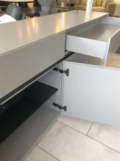 Kettnaker Kommoden & Sideboards|Kommode Alea Lack Front Vulkangrau Grau Inne Schwarz