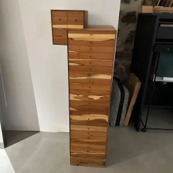 Scholtissek Kommoden & Sideboards|Kommode Kunstobjekt Korpus Altholz Massiv Front Eibe Massiv Geheim Verriegelbar