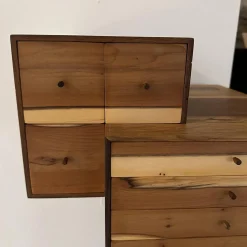 Scholtissek Kommoden & Sideboards|Kommode Kunstobjekt Korpus Altholz Massiv Front Eibe Massiv Geheim Verriegelbar