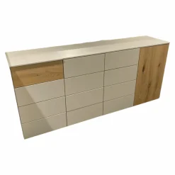 Loddenkemper Kommoden & Sideboards|Kommode Lenjo Korpus Lack Matt Kristallgrau Balkeneiche Korpus