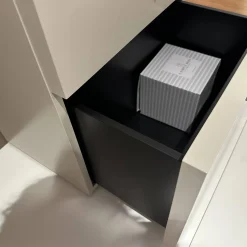 Kettnaker Kommoden & Sideboards|Kommode Mio Lack Elfenbein Beige Matt Zarge Lack Schwarz