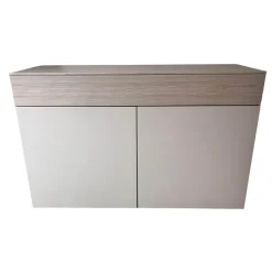 Hülsta Kommoden & Sideboards|Kommode Multi Lack Kaschmir Absetzungen Eiche Kaschmir Push To Open Beschlag