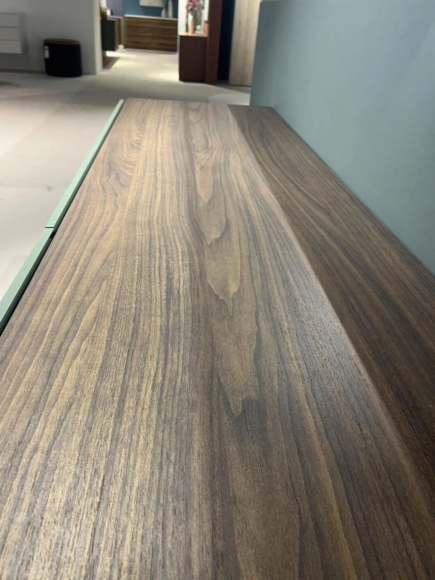 Novamobili Kommoden & Sideboards|Kommode Night Collection 2022 Easy Front Lack 342 Fogia Matt Grün Korpus Nussbaum 72 Noce