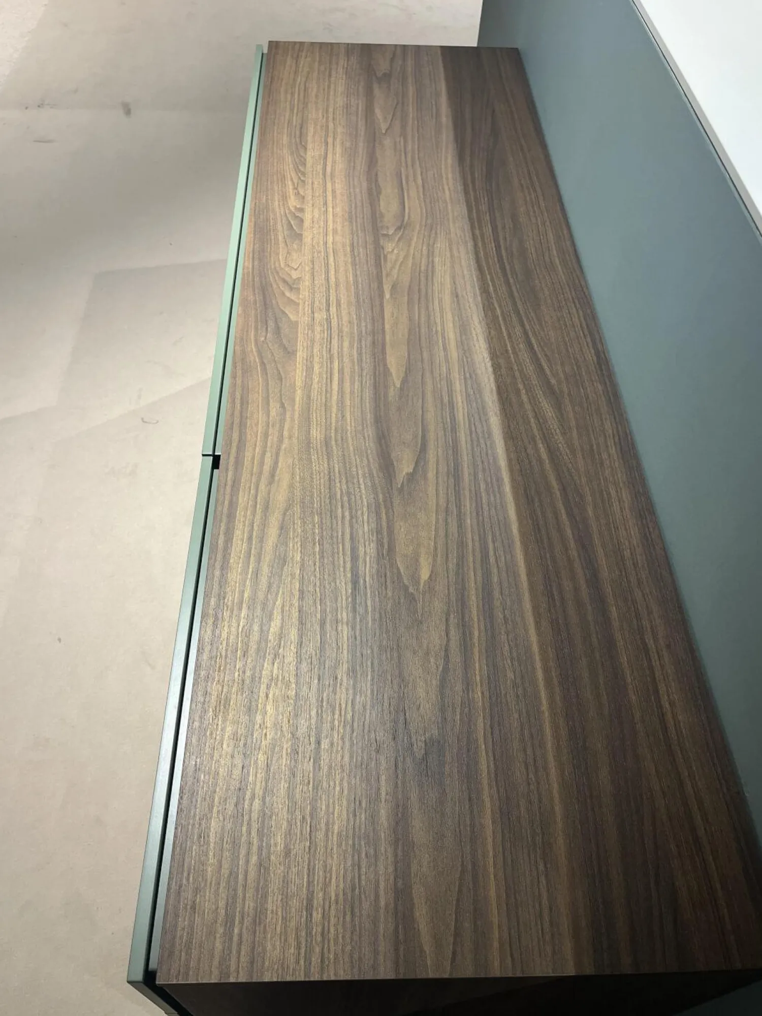 Novamobili Kommoden & Sideboards|Kommode Night Collection 2022 Easy Front Lack 342 Fogia Matt Grün Korpus Nussbaum 72 Noce