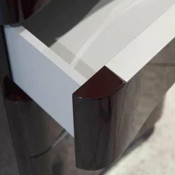 Christine Kröncke Kommoden & Sideboards|Kommode Picon Aubergine Hochglanz Lack