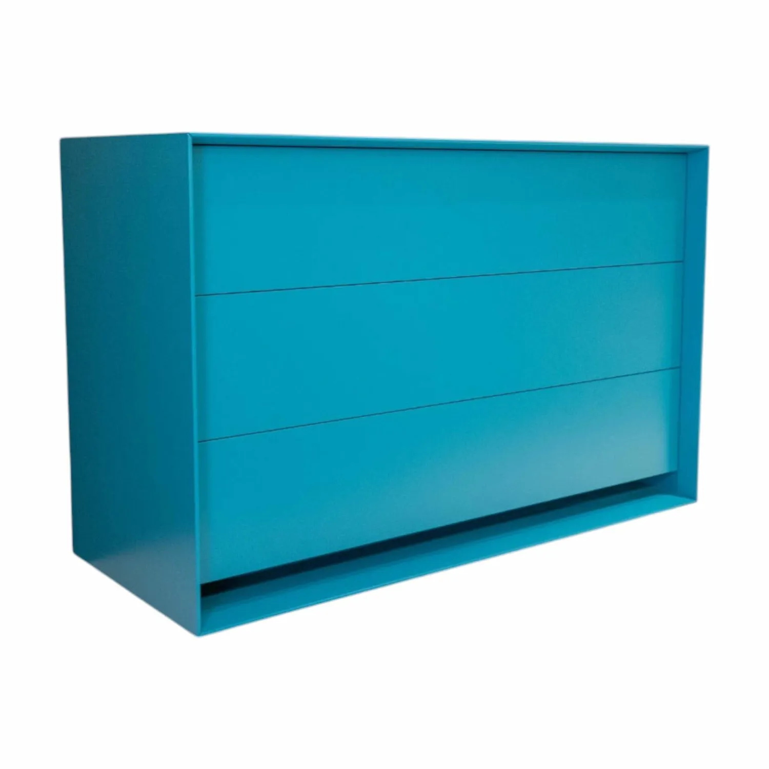Möller Design Kommoden & Sideboards|Kommode Rag Box K120 Lack Matt 333 Petrol Blau Mit 3 Schubladen