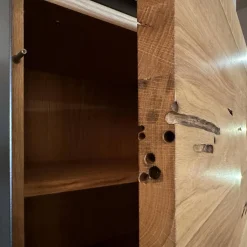 Riva1920 Kommoden & Sideboards|Kommode Rialto Front Briccola Pfahlholz Aus Venedig Korpus Eisen Lackiert Mit 2 Türen