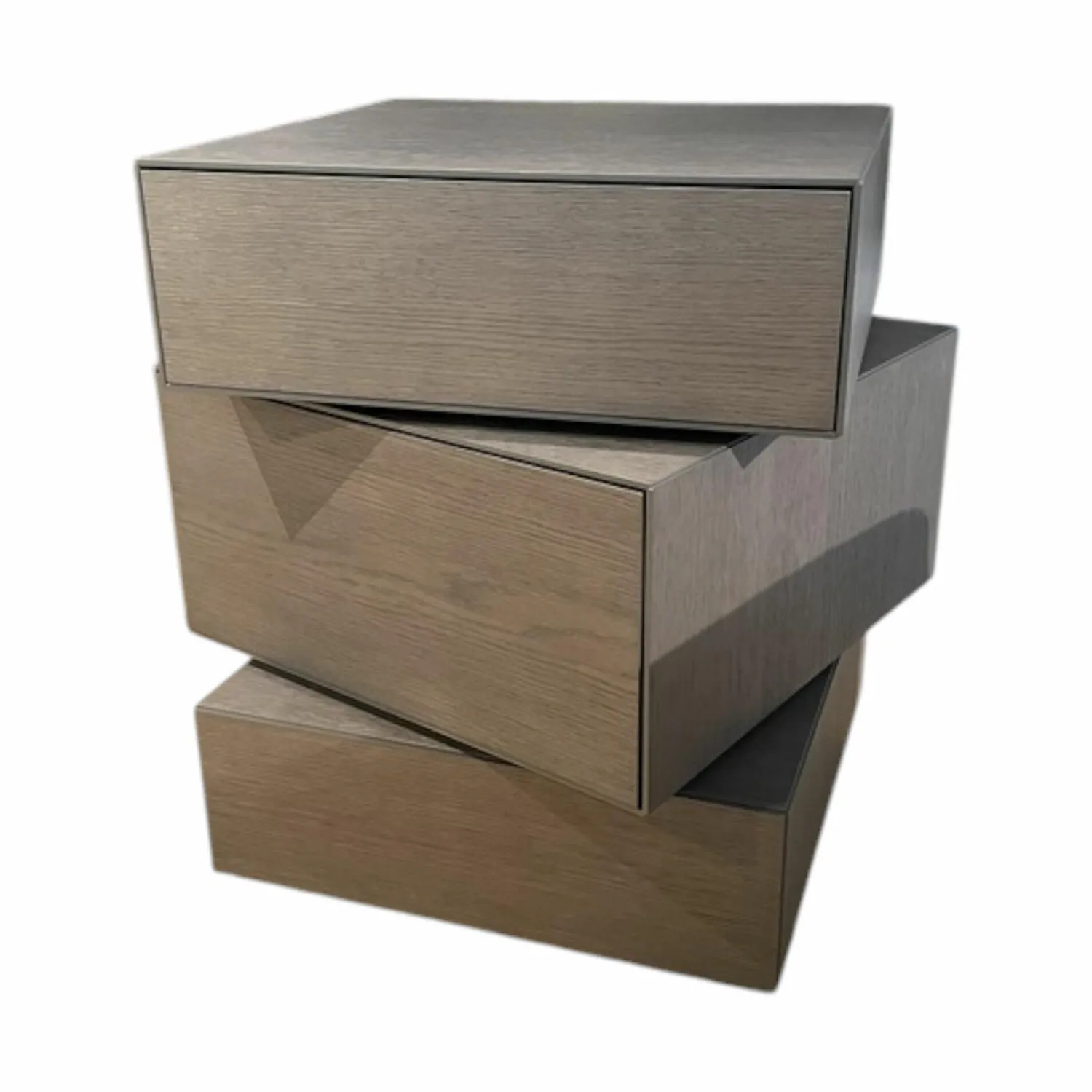 San Giacomo Konsolen|Kommoden & Sideboards|Kommodenkombination Domino Giro Eiche Argilla Grau Lackiert