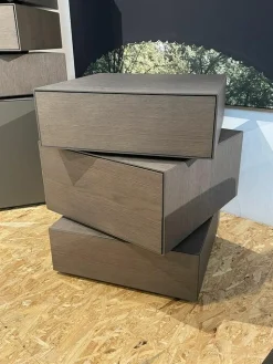 San Giacomo Konsolen|Kommoden & Sideboards|Kommodenkombination Domino Giro Eiche Argilla Grau Lackiert