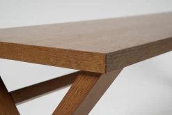 Meridiani Konsolen|Konsole Cruis CN185 Eiche Furnier Lack Matt Tobacco Braun