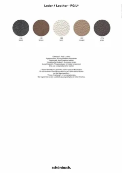 Schönbuch Konsolen|Konsole Hesperide 105 Granit Hochglanz 130 Leder Schwarz