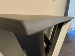 Cattelan Italia Konsolen|Konsole Westin Top RB Verbrannte Eiche Gestell GFM11 Titan Gaufriert