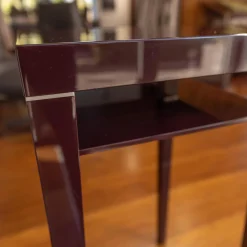 Christine Kröncke Beistelltische|Lacktisch Lilac Lack Hochglanz Aubergine