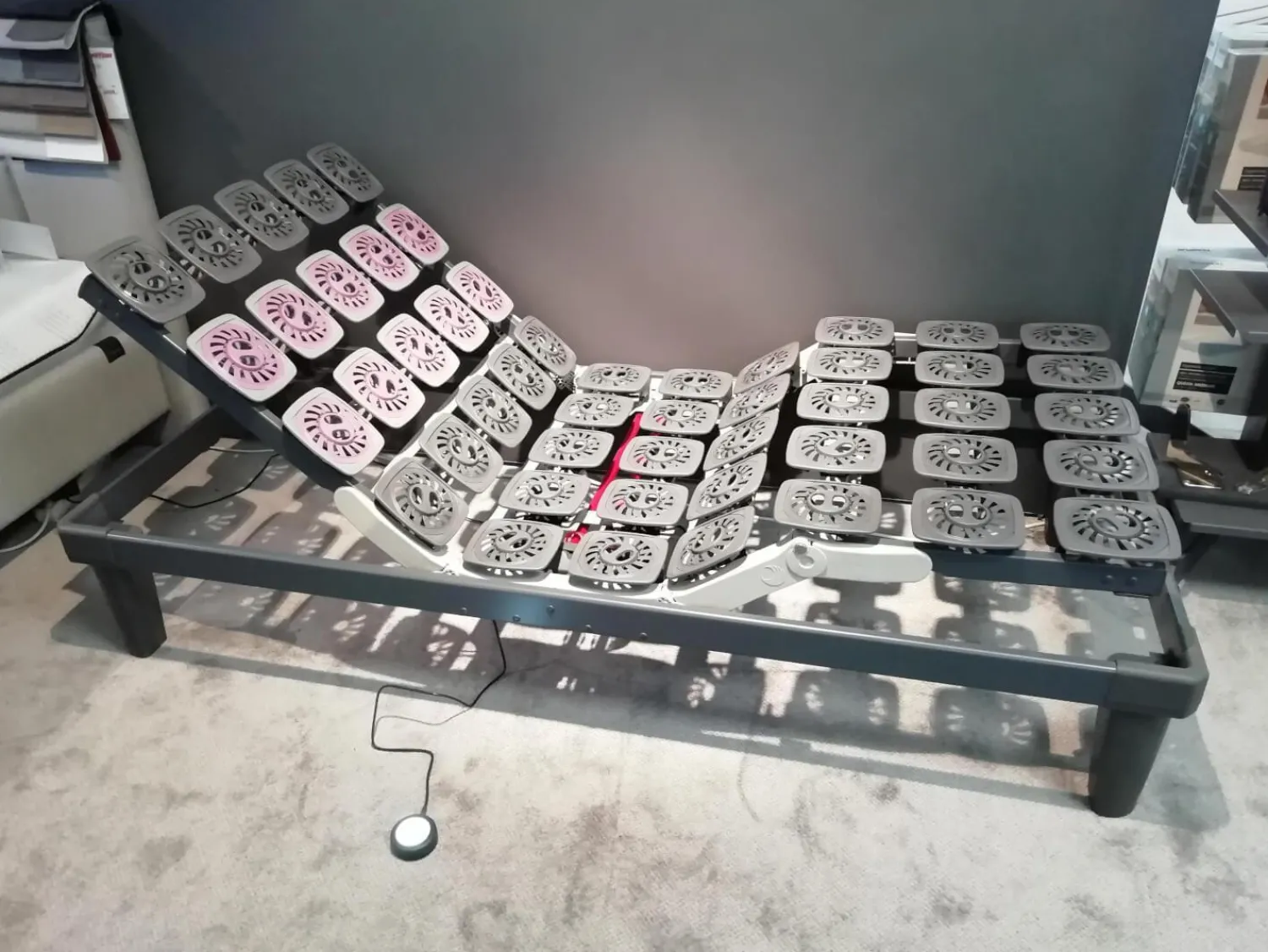 Tempur Polsterbetten|Lattenrost Premium Flex 3000 Verstellbar 2 Motorisch Mit Funkfernbedienung